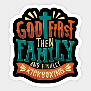 Kickboxing Sport Kickboxer Gift Sticker